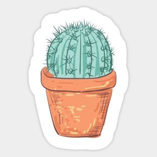 Cactus Ball Sticker